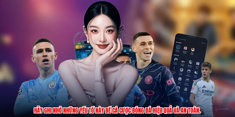 Hãy ghi nhớ những yếu tố này để cá cược bóng đá hiệu quả và an toàn.