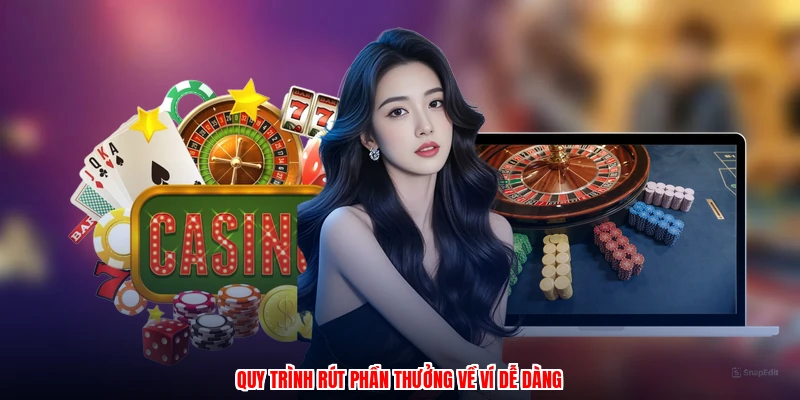 Quy trình rút phần thưởng về ví dễ dàng