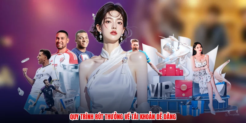 Quy trình rút thưởng về tài khoản dễ dàng